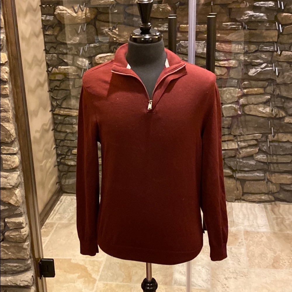 Cotton wool HUGO BOSS red pull over red sweater